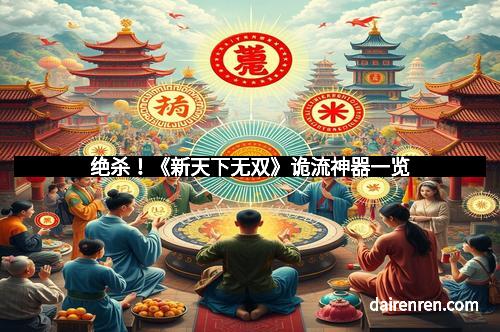 绝杀！《新天下无双》诡流神器一览